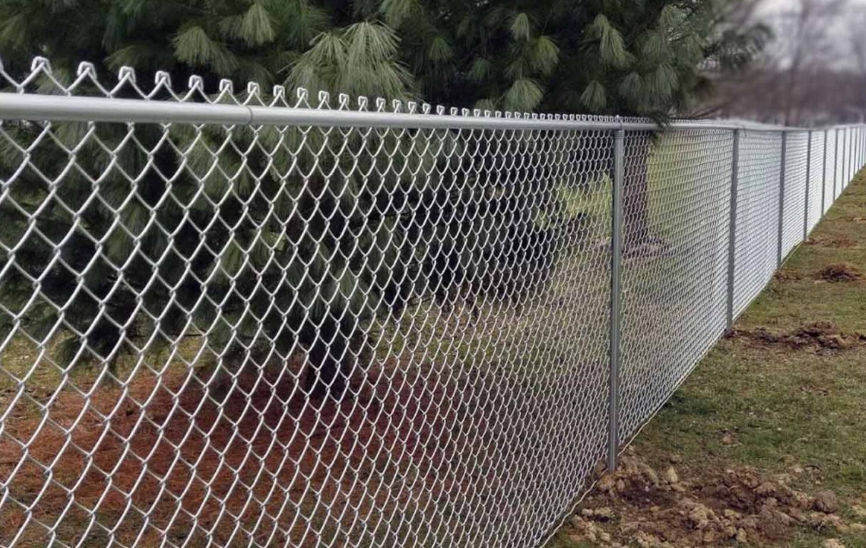 Durable chain-link fence installation for commercial and residential properties